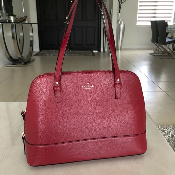 KATE SPADE RED HANDBAG 👜 - Picture 2 of 9